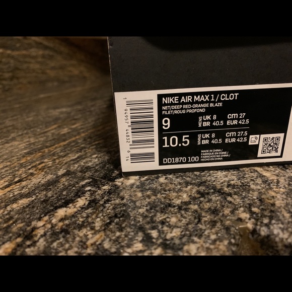 Nike Other - CLOT X AIR MAX 1 'KISS OF DEATH' 2021
